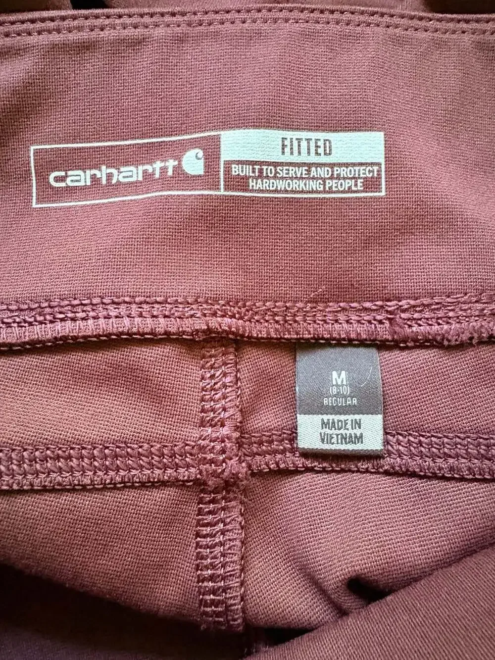 Carhartt Women's Force Lightweight Utility Legging in Blackberry Size M